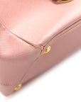 Saffiano Medium Galleria Double Zip Tote Orchidea