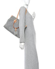 Monogram Denim Onthego MM Washed Grey