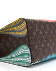 LV X YK Monogram Pumpkin Onthego MM Multicolor