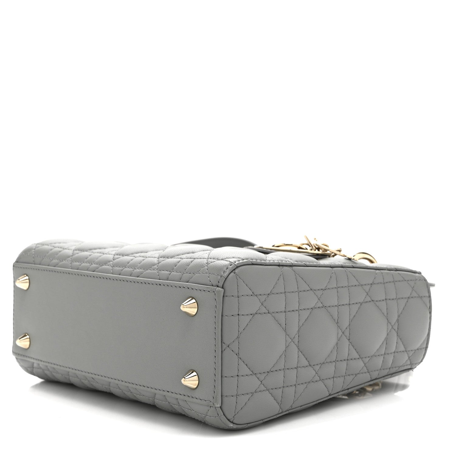 Lambskin Cannage Small My ABCD1OR Lady D1OR Grey