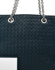 Nappa Intrecciato Medium Classic Chain Strap Tote Mallard