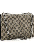 GG Supreme Monogram Small Dionysus Shoulder Bag Black