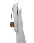 Box Calfskin Small Classic Box Flap Bag Camel