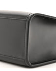 Vitello King Plexiglass Small FNDI Sunshine Shopper Tote Black