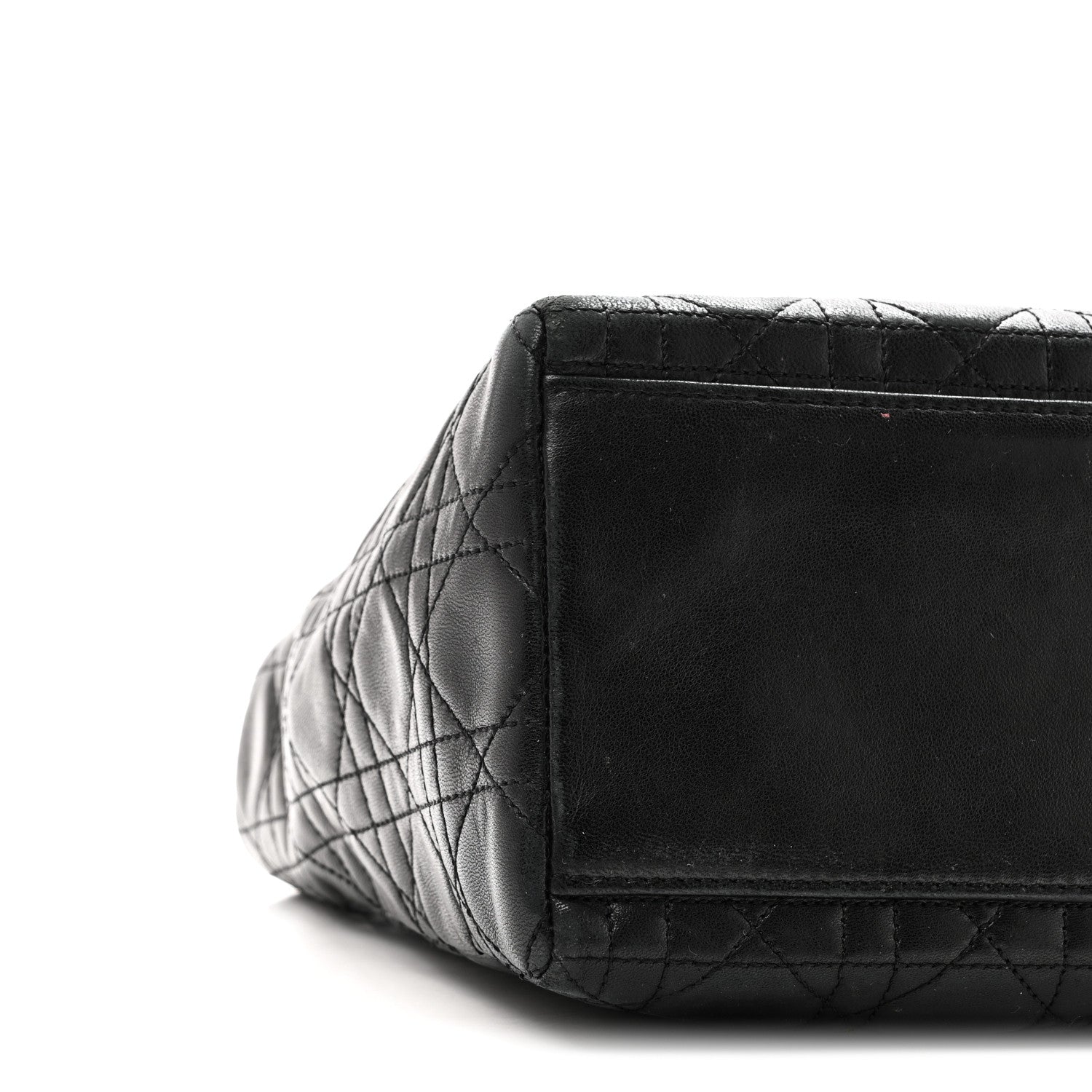 Lambskin Cannage Medium Lady D1OR Black