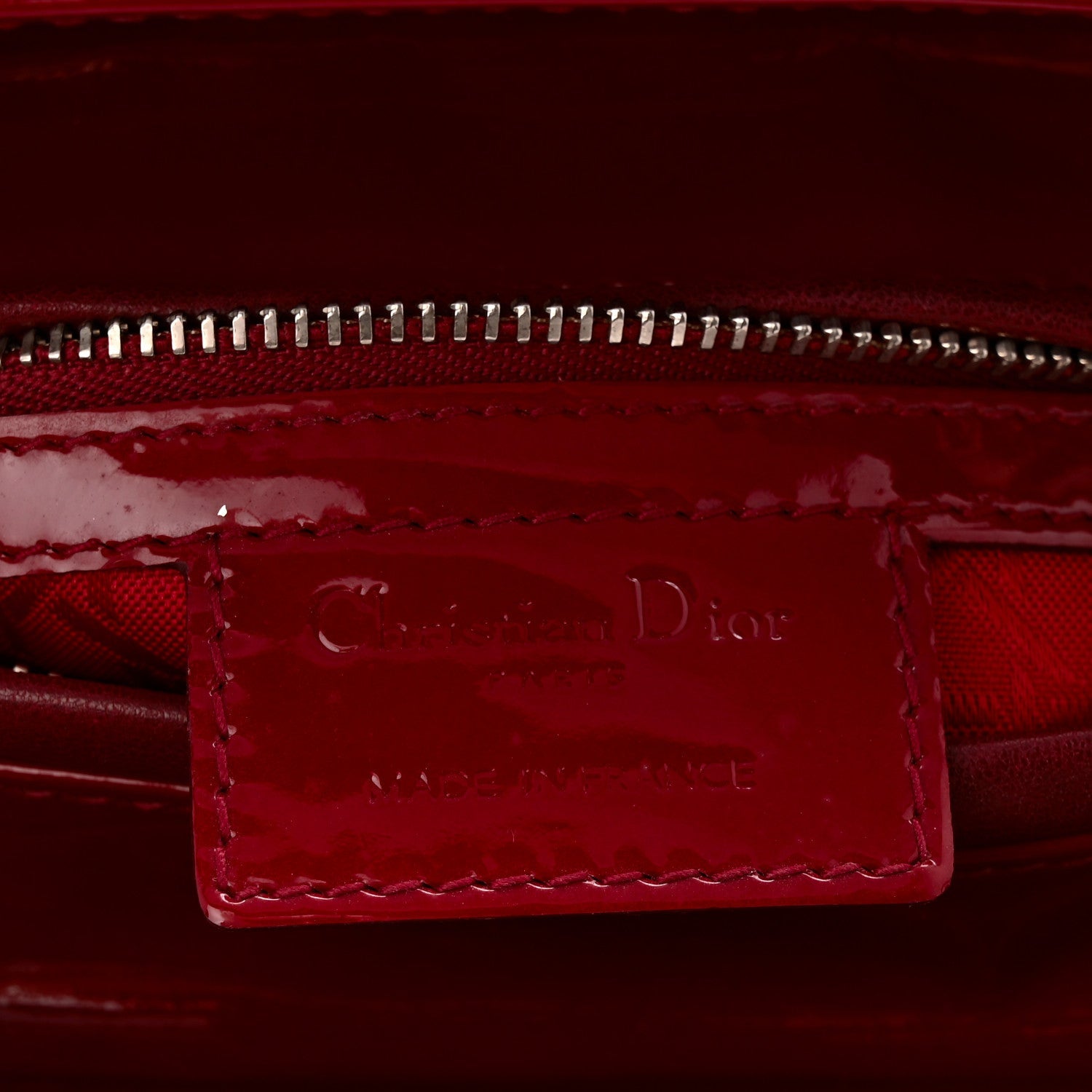 Patent Cannage Medium Lady D1OR Red