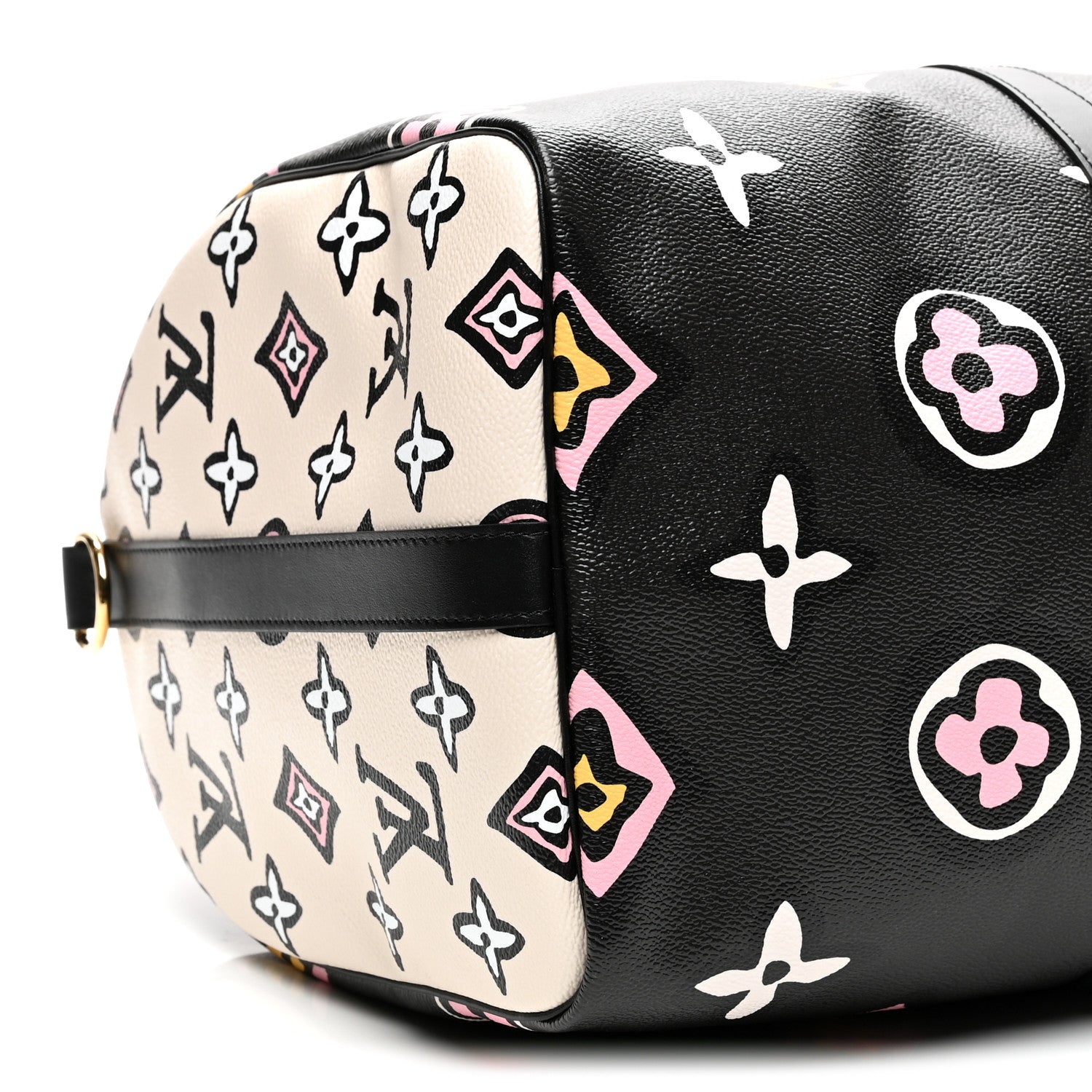 Monogram Giant Wild At Heart Keepall Bandouliere 45 Black