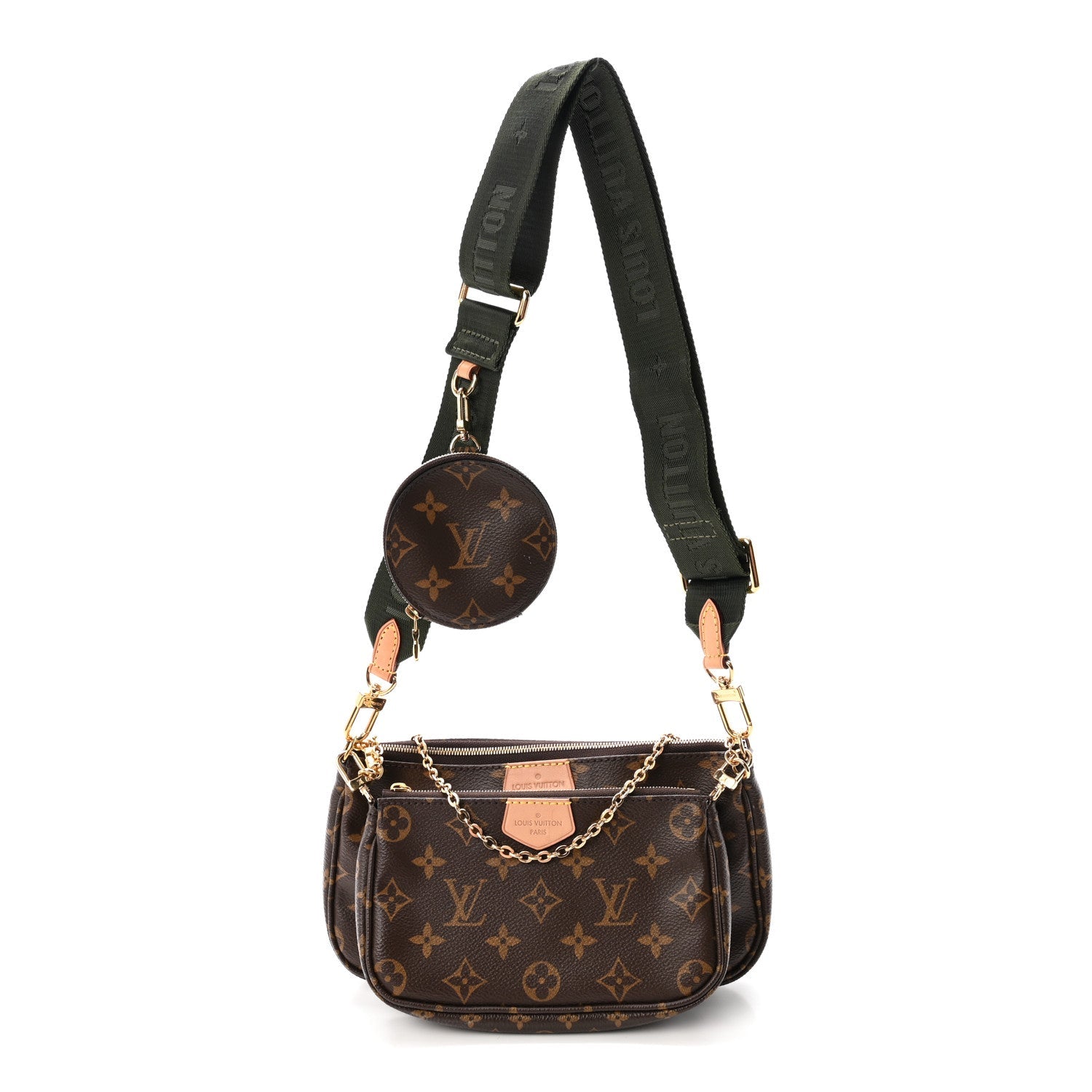 Monogram Multi Pochette Accessories Kaki