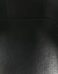 Patent Quilted Top Handle Vanity Case Black