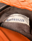Nappa Intrecciato Bella Tote Orange