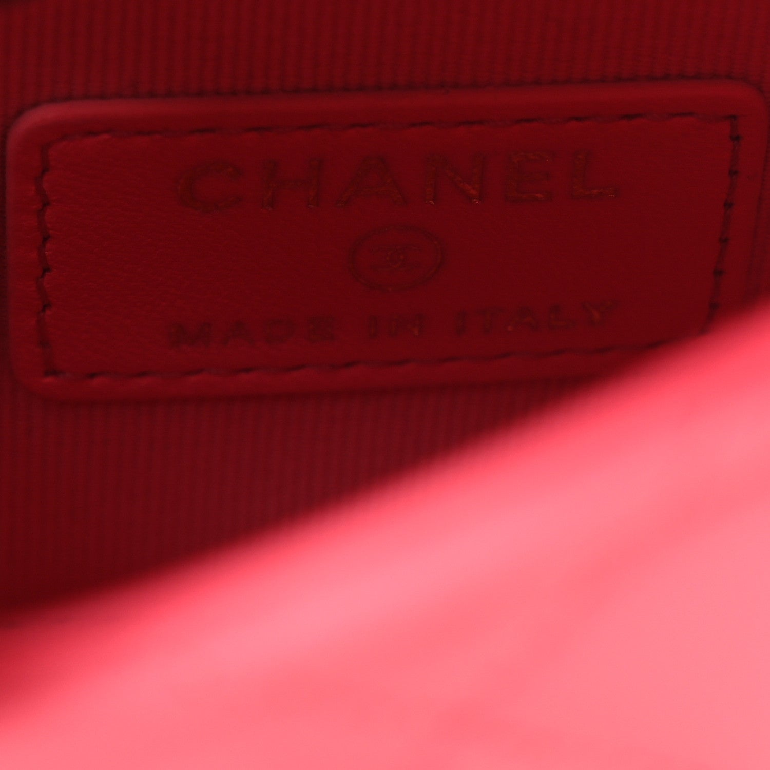 Lambskin Quilted Mini Trendy CC Chain Wallet Pink