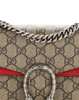 GG Supreme Monogram Mini Dionysus Shoulder Bag Hibiscus Red