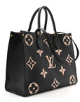 Empreinte Monogram Giant Onthego MM Black Beige