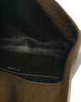 Grained Lambskin Large Cassandre Envelope Pouch Light Musk