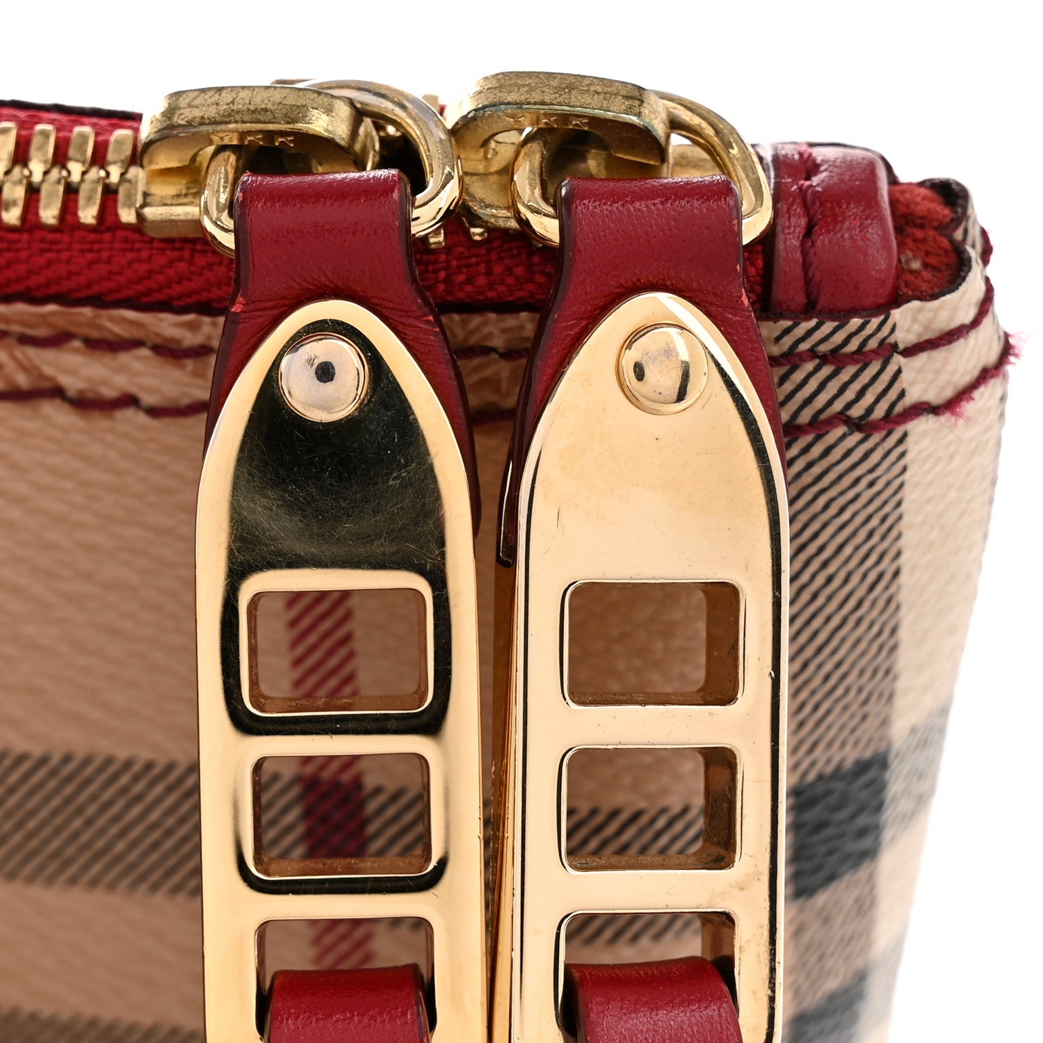 Haymarket Check Small Salisbury Tote Military Red