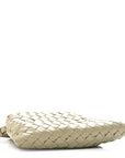 Calfskin Intrecciato Mini Hop Travertine