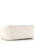 Soft Calfskin Diagramme Camera Bag White