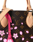 LV X TM Monogram Cherry Blossom Onthego PM Sakura Brown