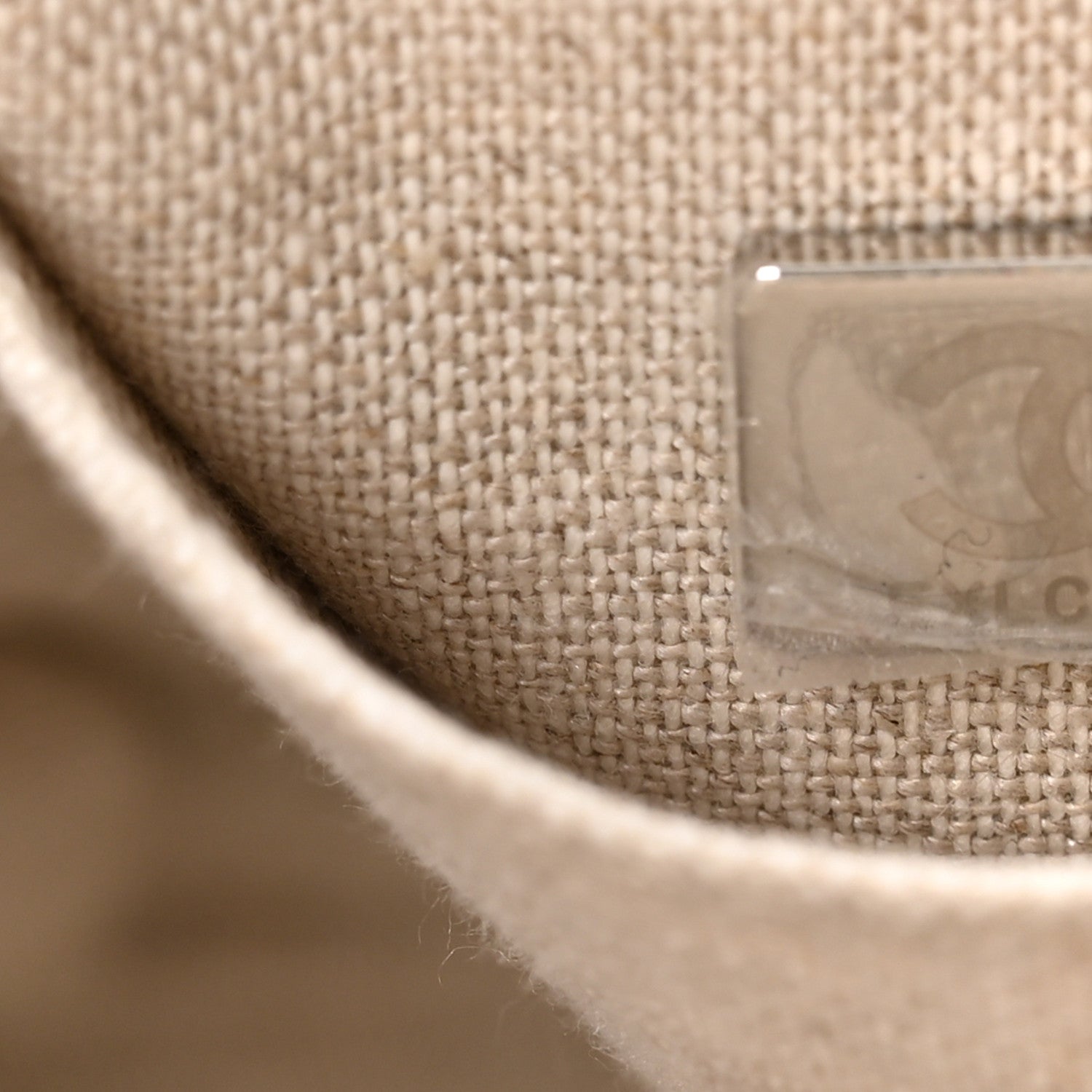Mixed Fibers Medium Deauville Tote Beige