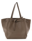 Soft Grained Calfskin Small Belt Cabas Phantom Taupe