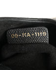 Grained Calfskin Mini Saddle Bag Black