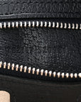 GG Supreme Monogram Textured Dollar Calfskin Web Studded Mini Ophidia Flap Shoulder Bag Beige Blue