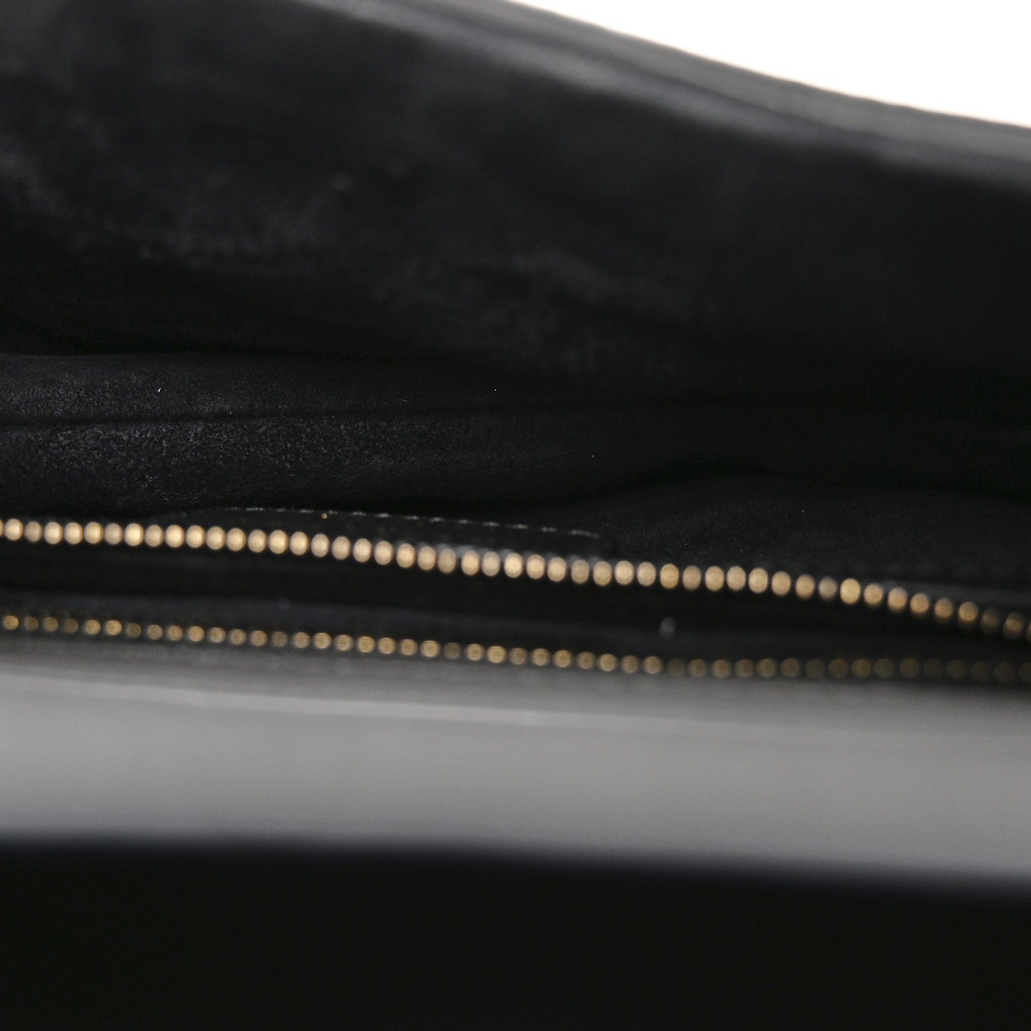Grained Calfskin Saddle Bag Black