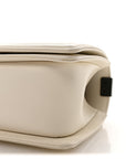 Calfskin Quilted Medium Boy Flap White