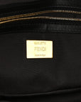 Shearling Vitello Dolce Macro FF 1974 Baguette Tobacco Black