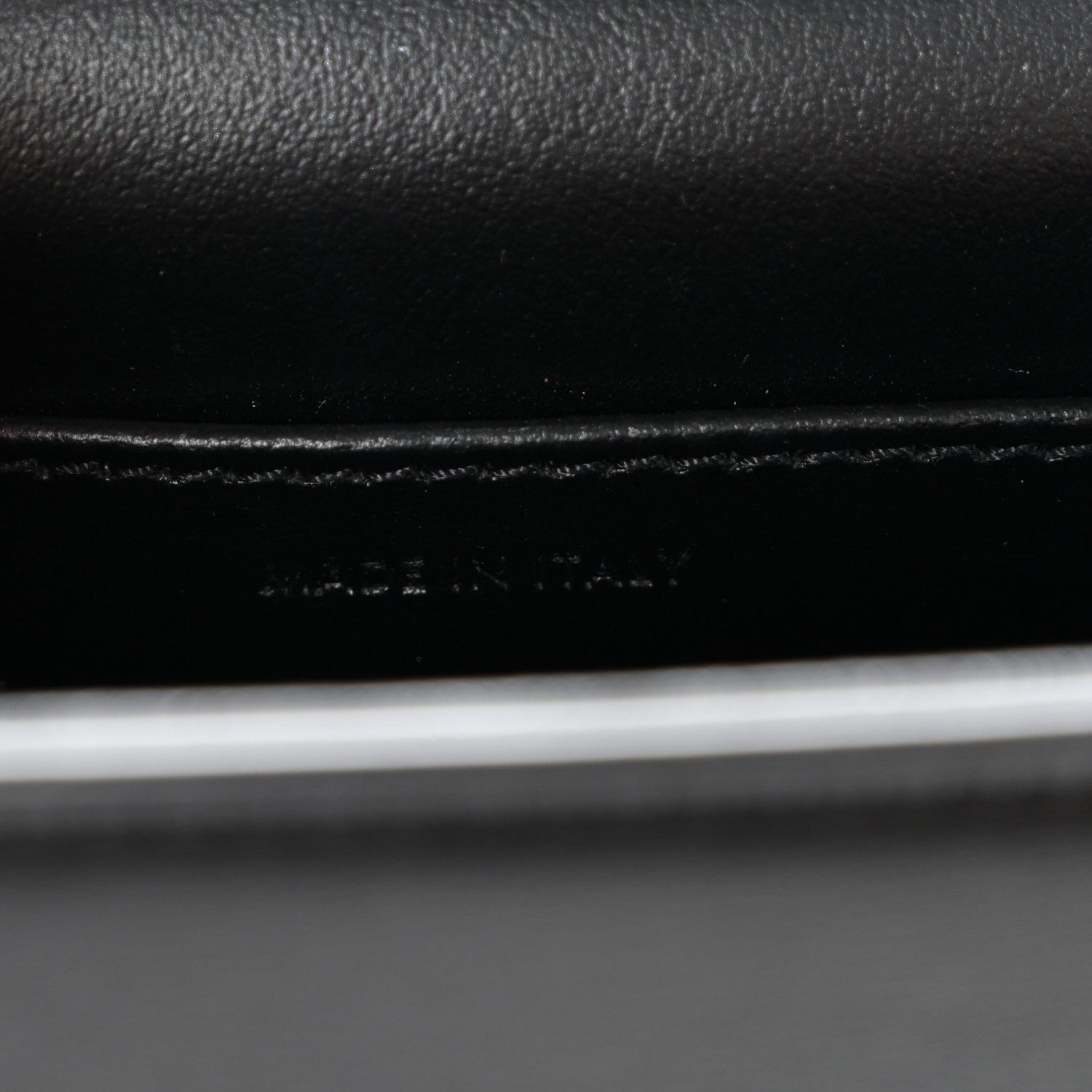 Shiny Calfskin Mini Triomphe Black