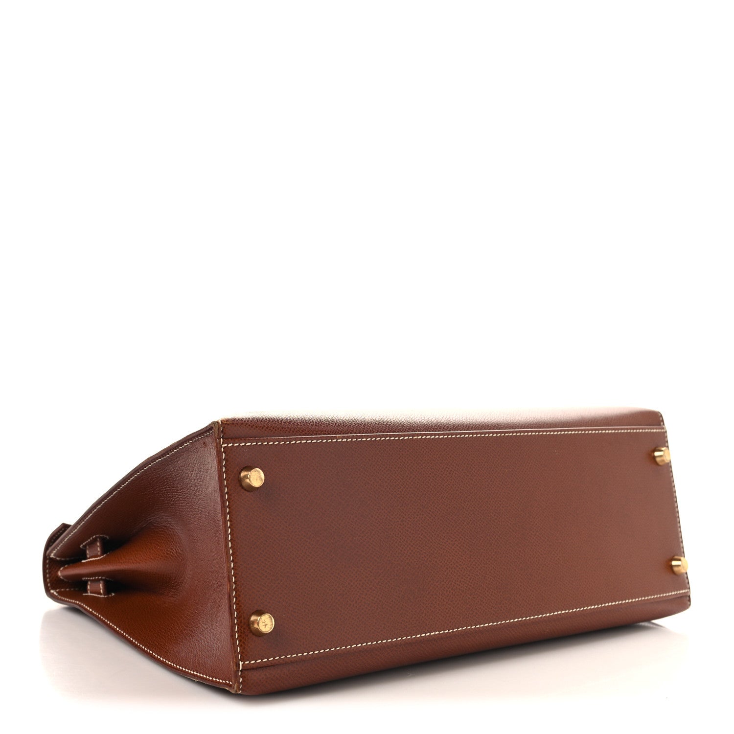 Veau Grain Lisse Kelly Sellier 32 Noisette