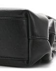 Calfskin Small The Point Triangle Bag Black