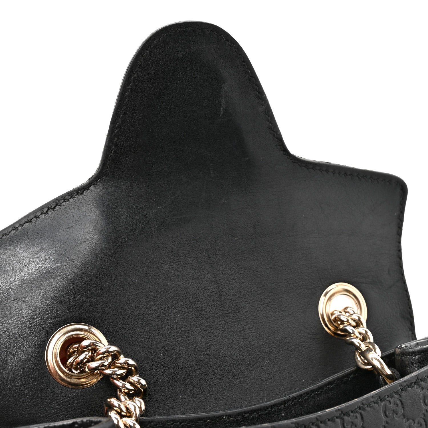 MicroGCCIssima Mini Emily Chain Shoulder Bag Black