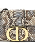 Snakeskin 30 Montaigne Box Bag Beige Multicolor