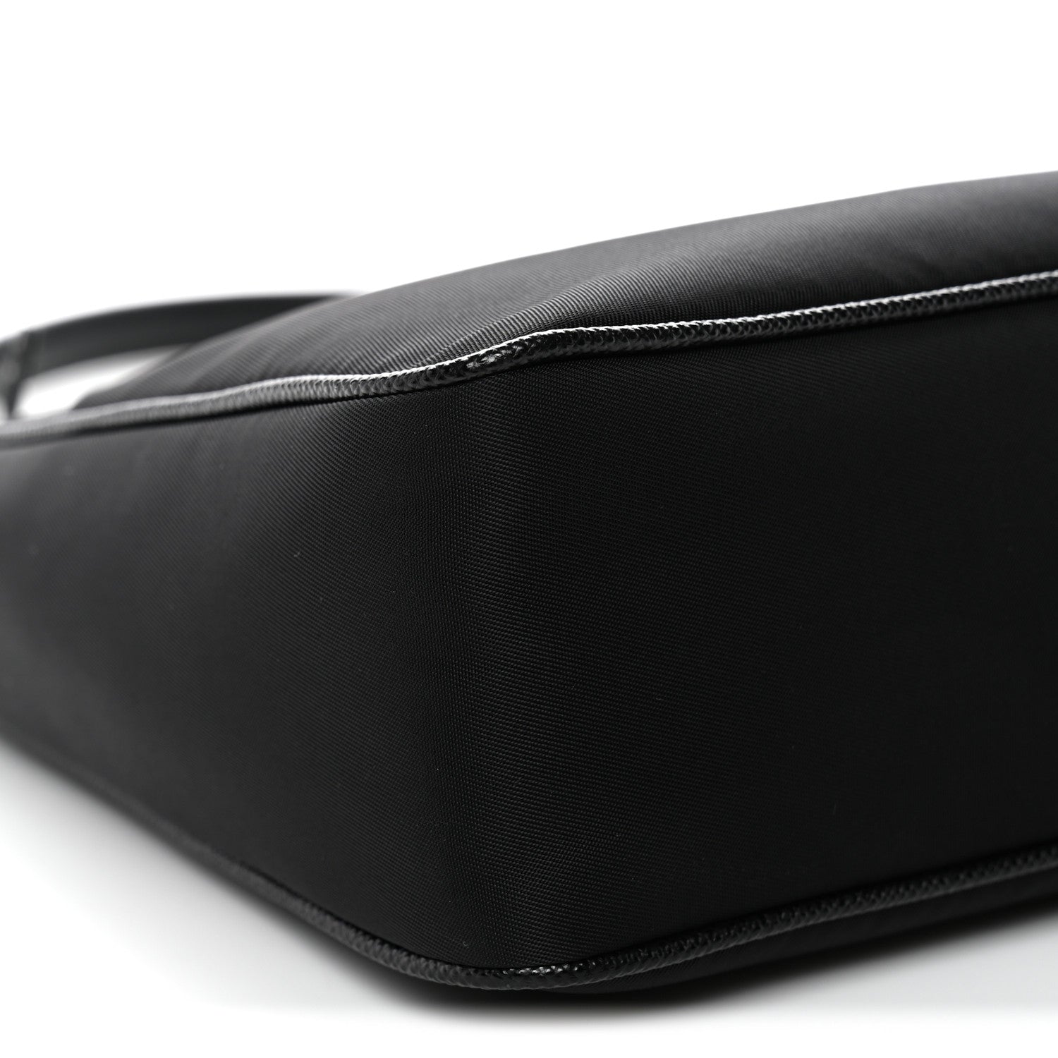 Tessuto Nylon Saffiano Mini Re-Edition 2005 Bag Black