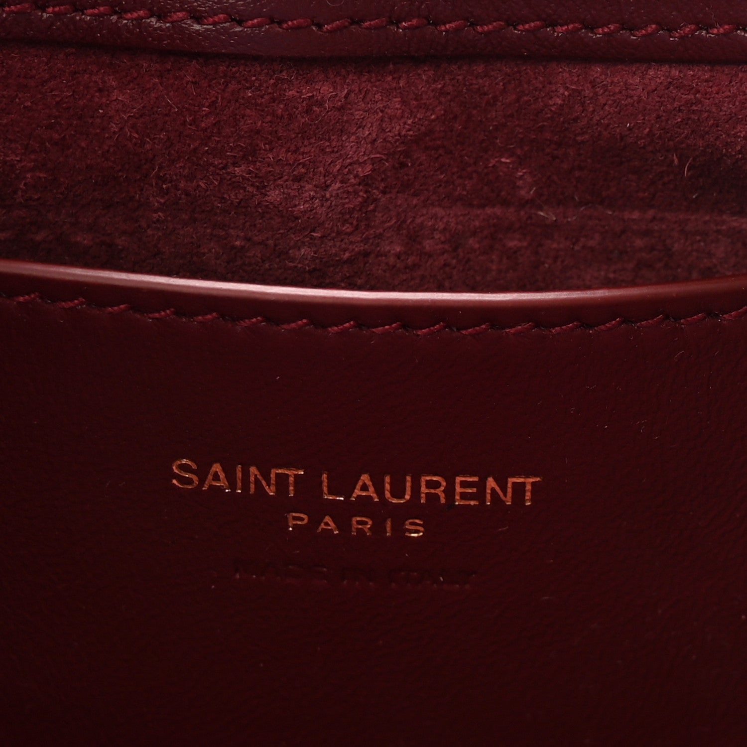 Patent Calfskin Le 5 A 7 Mini Hobo Red Grenat