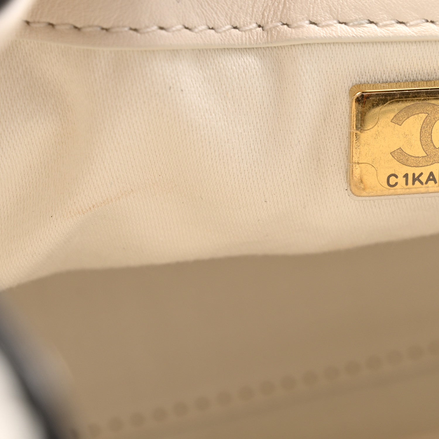 Braided Raffia Calfskin Mini CHNL 25 Handbag White Black