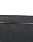 Velvet Tri-Quilt Monogram Medium College Bag Black