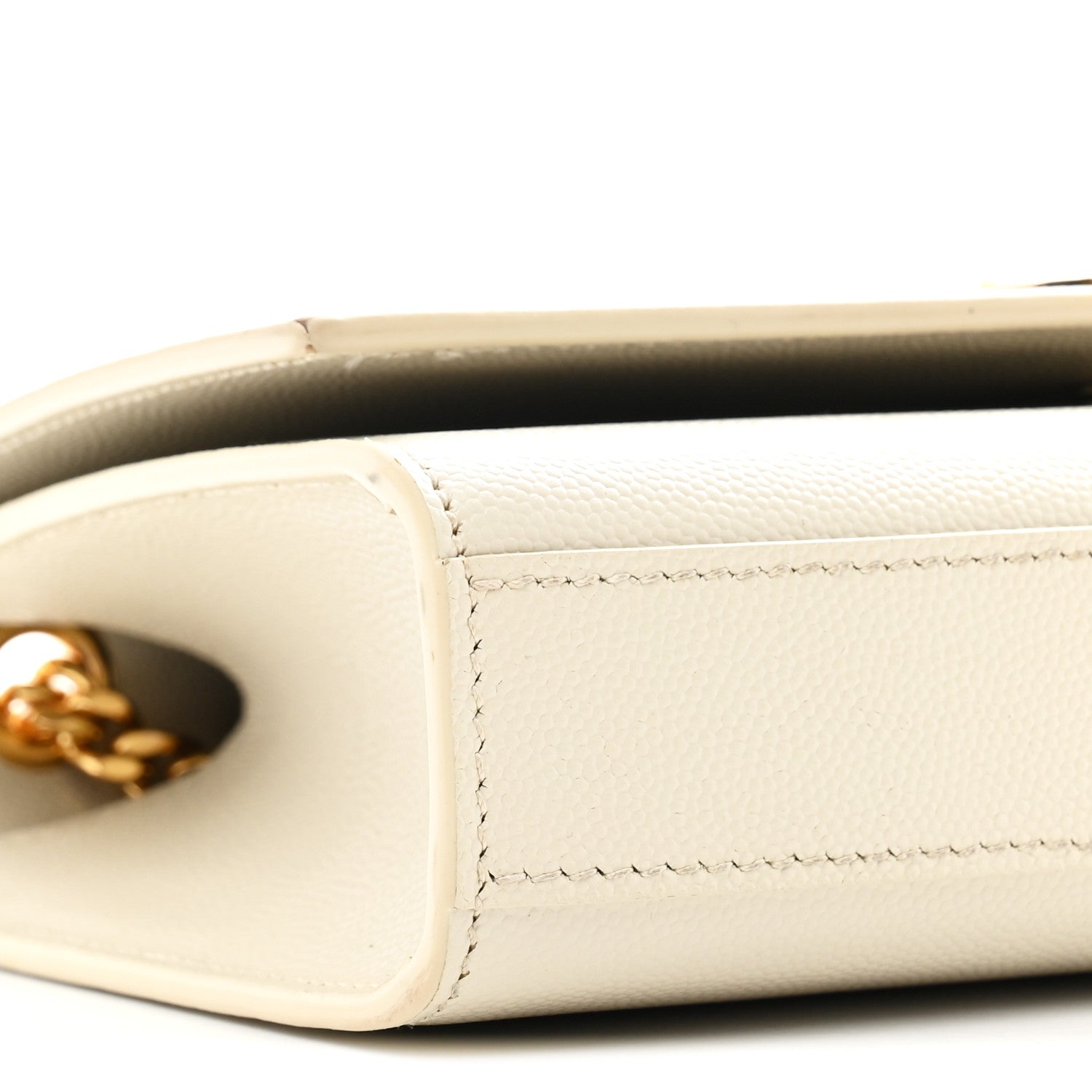 Grain De Poudre Small Monogram Kate Satchel Crema Soft
