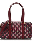GG Shadow Monogram Ophidia Top Handle Bowler Bag  Rosso Ancora Red