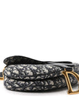 Oblique Saddle Bag Blue