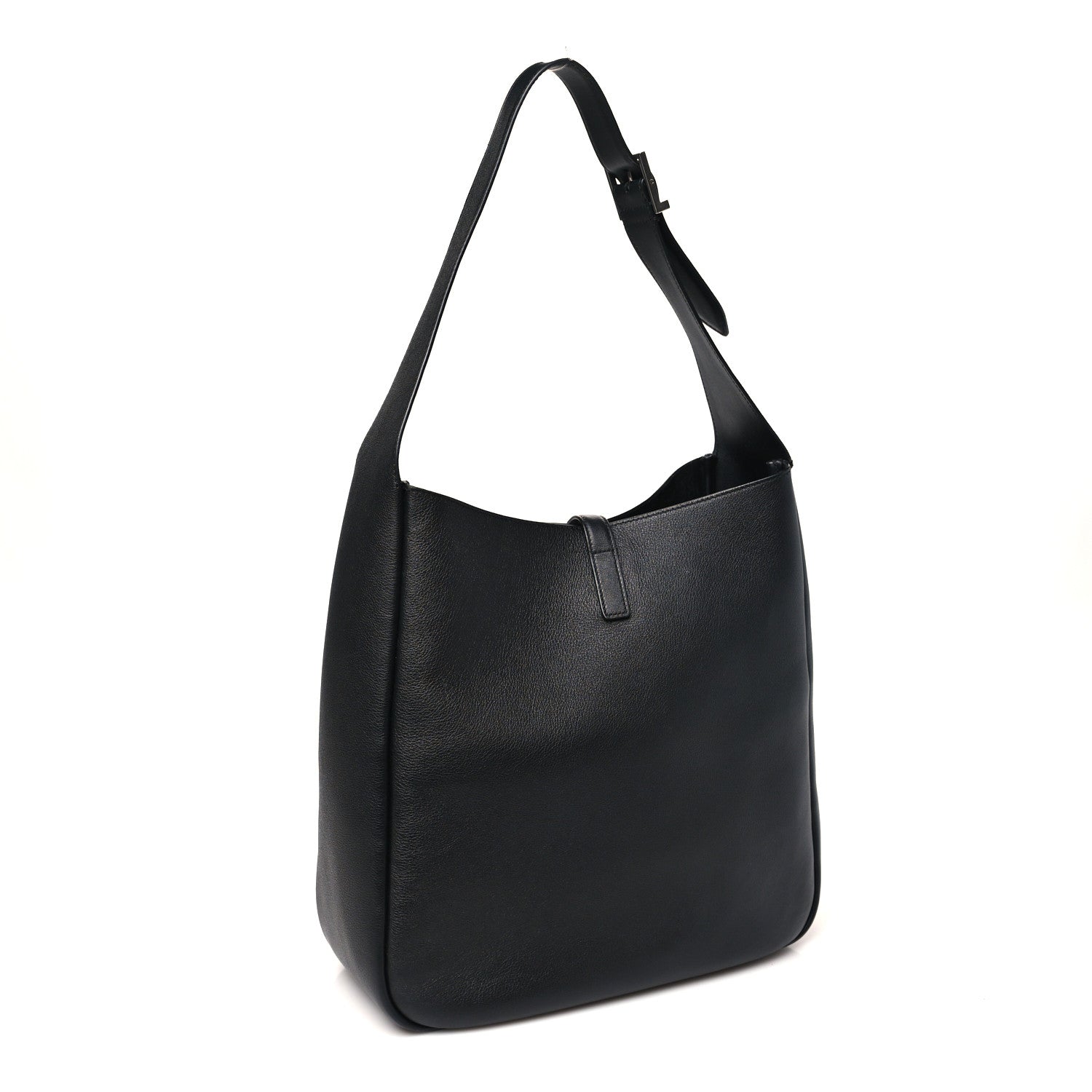 Supple Calfskin Large Le 5 A 7 Soft Hobo Black
