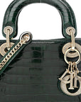 Alligator Crystal Mini Lady D1OR Dark Green