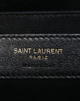 Suede Calfskin Monogram Lou Camera Bag Black