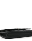Caviar Quilted CC Turnlock Wallet On Chain WOC Black