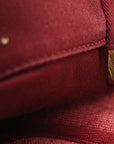 Canvas Small Deauville Tote Red