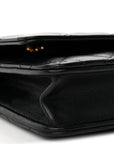 Lambskin Quilted Wallet On Chain WOC Black