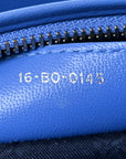 Lambskin Cannage Medium Lady D1OR Blue Persan