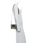 Pony Hair 30 Montaigne Box Bag Blue