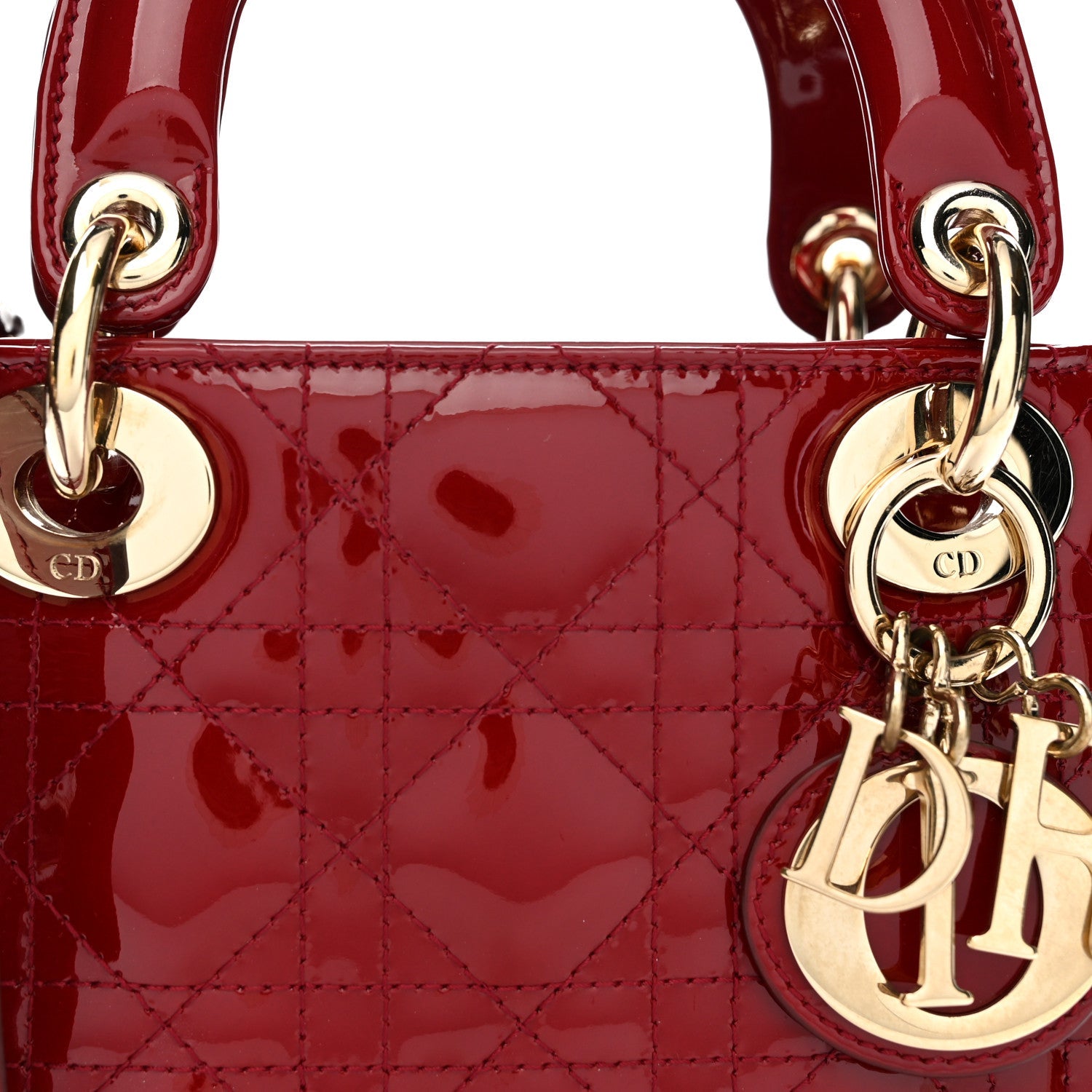 Patent Cannage Mini Lady D1OR Red